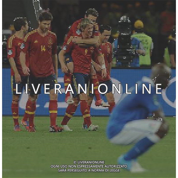 Campionati Europei UEFA 2012 Polonia/Ucraina Finale Kiev (Ucraina) - 01.07.2012 Spagna-Italia Nella Foto:esultanza mata /Ph.Vitez-Ag. Aldo Liverani