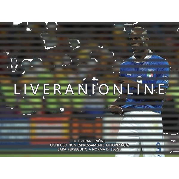 Campionati Europei UEFA 2012 Polonia/Ucraina Finale Kiev (Ucraina) - 01.07.2012 Spagna-Italia Nella Foto:balotelli /Ph.Vitez-Ag. Aldo Liverani