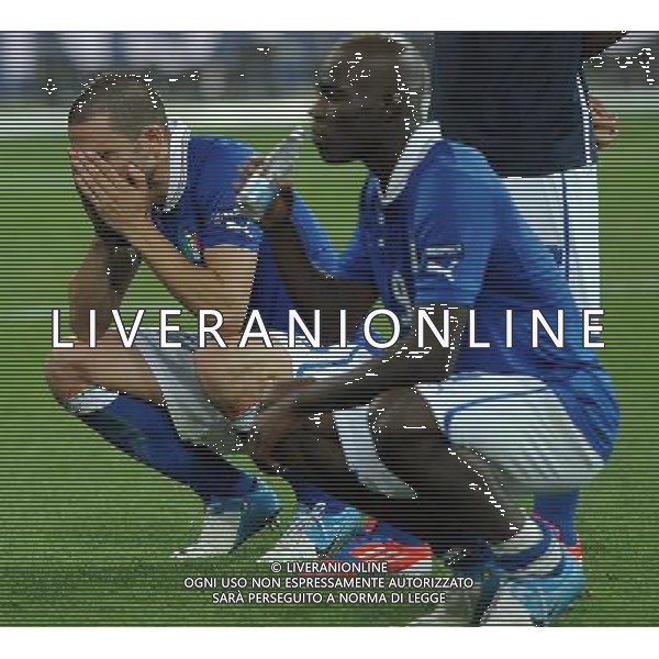 Campionati Europei UEFA 2012 Polonia/Ucraina Finale Kiev (Ucraina) - 01.07.2012 Spagna-Italia Nella Foto:lacrime bonucci /Ph.Vitez-Ag. Aldo Liverani