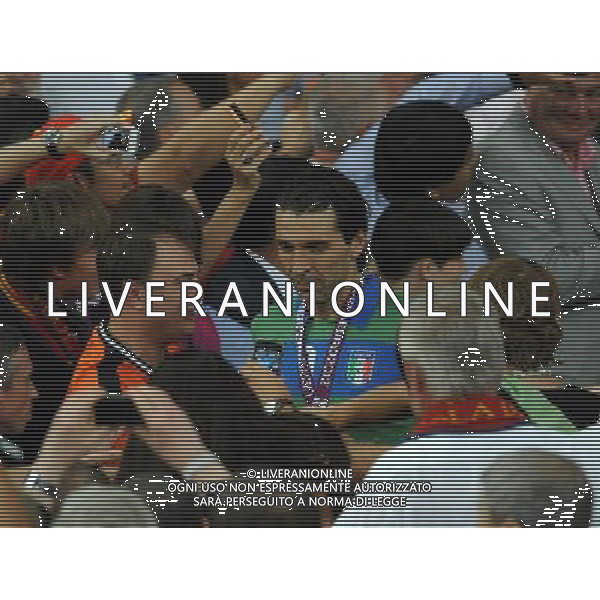 Campionati Europei UEFA 2012 Polonia/Ucraina Finale Kiev (Ucraina) - 01.07.2012 Spagna-Italia Nella Foto:delusione buffon /Ph.Vitez-Ag. Aldo Liverani