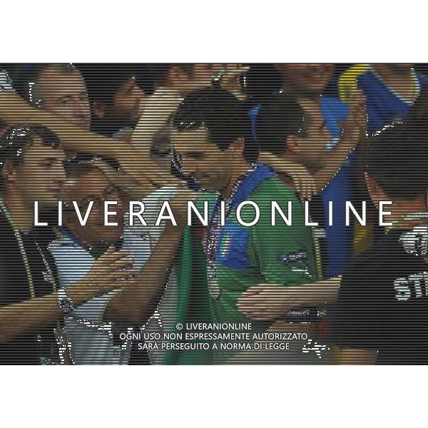 Campionati Europei UEFA 2012 Polonia/Ucraina Finale Kiev (Ucraina) - 01.07.2012 Spagna-Italia Nella Foto:delusione buffon /Ph.Vitez-Ag. Aldo Liverani