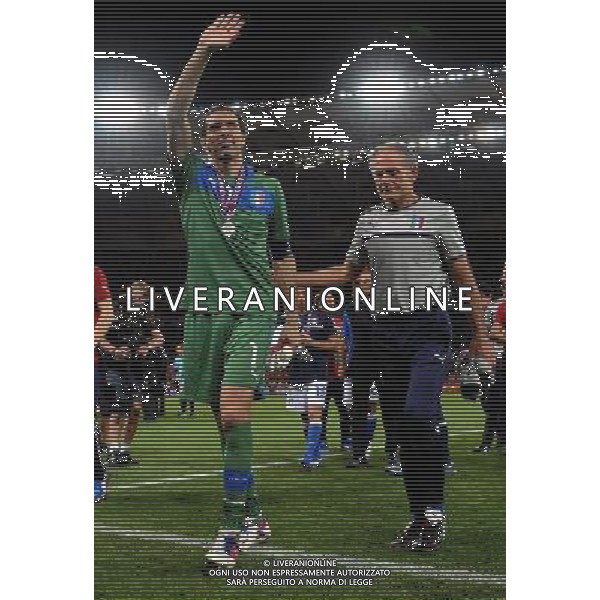 Campionati Europei UEFA 2012 Polonia/Ucraina Finale Kiev (Ucraina) - 01.07.2012 Spagna-Italia Nella Foto:buffon /Ph.Vitez-Ag. Aldo Liverani