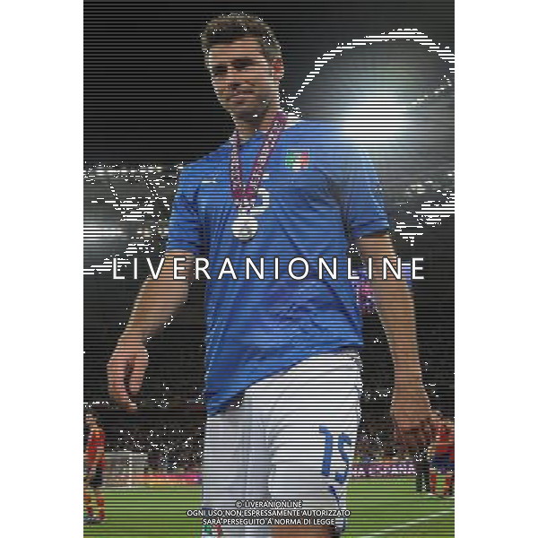 Campionati Europei UEFA 2012 Polonia/Ucraina Finale Kiev (Ucraina) - 01.07.2012 Spagna-Italia Nella Foto:delusione barzaglia /Ph.Vitez-Ag. Aldo Liverani