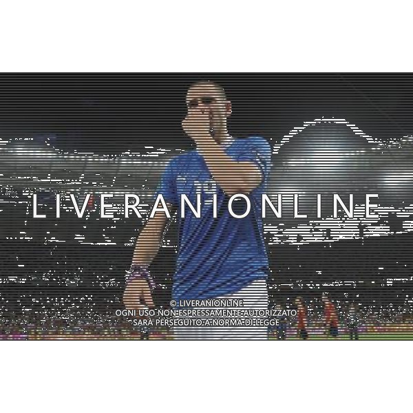 Campionati Europei UEFA 2012 Polonia/Ucraina Finale Kiev (Ucraina) - 01.07.2012 Spagna-Italia Nella Foto:delusione bonucci /Ph.Vitez-Ag. Aldo Liverani