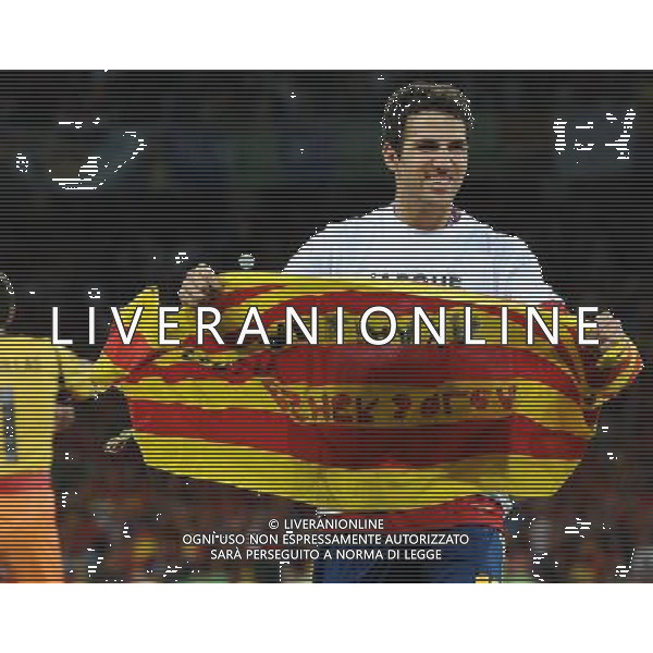 Campionati Europei UEFA 2012 Polonia/Ucraina Finale Kiev (Ucraina) - 01.07.2012 Spagna-Italia Nella Foto:fabregas esulta /Ph.Vitez-Ag. Aldo Liverani