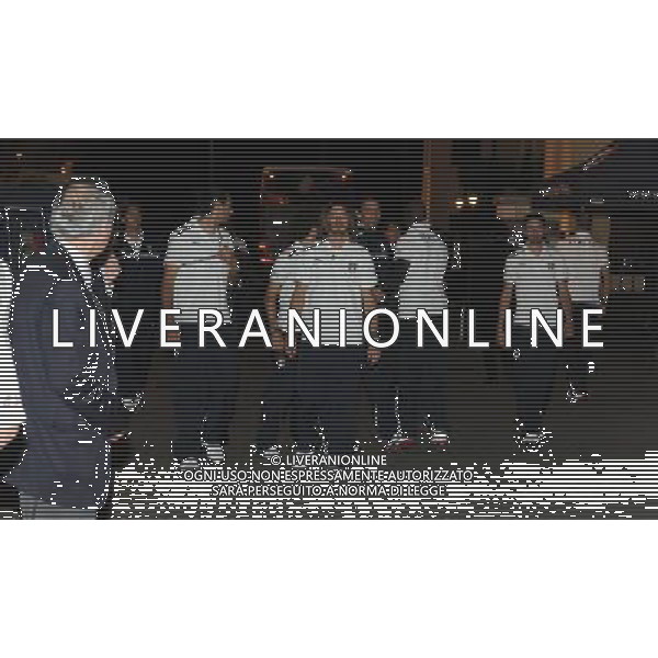 02 07 2012 WIELICZKA POLAND POLSKA RETURN AFTER ITALIAN ITALY ITALIA NATIONAL TEAM MATCH WITH ESPANOL PILKARZE REPREZENTACJI WLOCH WROCILI DO WIELICZKI PO PRZEGRANYM MECZU Z HISZPANIA W FINALE EURO 2012 NZ FEDERICO BALZARETTI GIANLUIGI BUFFON FOT TOMASZ JAGODZINSKI/JAKUB GRUCA/KRAKFOTO/NEWSPIX.PL --- Newspix.pl /AG ALDO LIVERANI SAS RITORNO DELLA NAZIONALE DI CALCIO DELL\'ITALIA DOPO LA FINALE DEGLI EUROPEI CONTRO LA SPAGNA -ITALY ONLY- *** Local Caption *** .