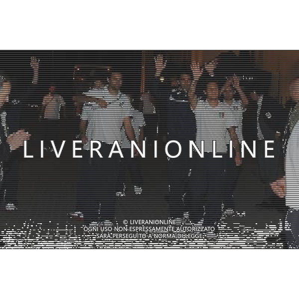 02 07 2012 WIELICZKA POLAND POLSKA RETURN AFTER ITALIAN ITALY ITALIA NATIONAL TEAM MATCH WITH ESPANOL PILKARZE REPREZENTACJI WLOCH WROCILI DO WIELICZKI PO PRZEGRANYM MECZU Z HISZPANIA W FINALE EURO 2012 NZ FEDERICO BALZARETTI GIANLUIGI BUFFON FOT TOMASZ JAGODZINSKI/JAKUB GRUCA/KRAKFOTO/NEWSPIX.PL --- Newspix.pl /AG ALDO LIVERANI SAS RITORNO DELLA NAZIONALE DI CALCIO DELL\'ITALIA DOPO LA FINALE DEGLI EUROPEI CONTRO LA SPAGNA -ITALY ONLY- *** Local Caption *** .