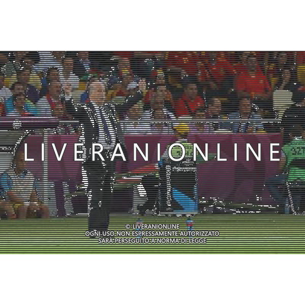 01.07.2012, KIJOW, PILKA NOZNA, FOOTBALL, MISTRZOSTWA EUROPY W PILCE NOZNEJ, EURO 2012, FOOTBALL EUROPEAN CHAMPIONSHIP,FINAL, HISZPANIA - WLOCHY, SPAIN - ITALY, TRENER VICENTE DEL BOSQUE (ESP), FOT. TOMASZ JASTRZEBOWSKI / FOTO OLIMPIK/NEWSPIX.PL --- Newspix.pl SPAGNA ITALIA FINALE EUROPEI 2012 - AG ALDO LIVERANI SAS - ITALY ONLY - *** Local Caption *** .