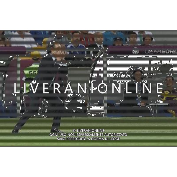 01.07.2012, KIJOW, PILKA NOZNA, FOOTBALL, MISTRZOSTWA EUROPY W PILCE NOZNEJ, EURO 2012, FOOTBALL EUROPEAN CHAMPIONSHIP,FINAL, HISZPANIA - WLOCHY, SPAIN - ITALY, TRENER CESARE PRANDELLI (ITA), FOT. TOMASZ JASTRZEBOWSKI / FOTO OLIMPIK/NEWSPIX.PL --- Newspix.pl SPAGNA ITALIA FINALE EUROPEI 2012 - AG ALDO LIVERANI SAS - ITALY ONLY - *** Local Caption *** .