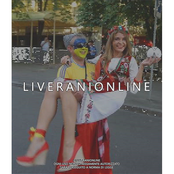 01.07.2012, KIJOW, PILKA NOZNA, FOOTBALL, MISTRZOSTWA EUROPY W PILCE NOZNEJ, EURO 2012, FOOTBALL EUROPEAN CHAMPIONSHIP,FINAL, HISZPANIA - WLOCHY, SPAIN - ITALY, KIBICE, FOT. TOMASZ JASTRZEBOWSKI / FOTO OLIMPIK/NEWSPIX.PL --- Newspix.pl SPAGNA ITALIA FINALE EUROPEI 2012 - AG ALDO LIVERANI SAS - ITALY ONLY - *** Local Caption *** .