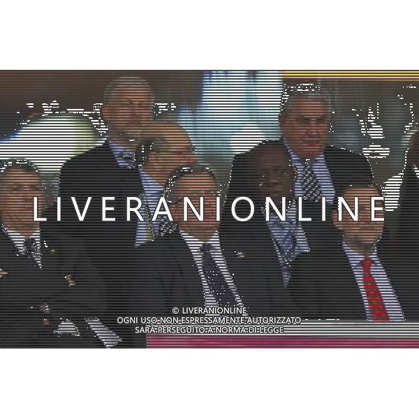 01.07.2012, KIJOW, PILKA NOZNA, FOOTBALL, MISTRZOSTWA EUROPY W PILCE NOZNEJ, EURO 2012, FOOTBALL EUROPEAN CHAMPIONSHIP,FINAL, HISZPANIA - WLOCHY, SPAIN - ITALY, PREZYDENT BRONISLAW KOMOROWSKI, FOT. TOMASZ JASTRZEBOWSKI / FOTO OLIMPIK/NEWSPIX.PL --- Newspix.pl SPAGNA ITALIA FINALE EUROPEI 2012 - AG ALDO LIVERANI SAS - ITALY ONLY - *** Local Caption *** .