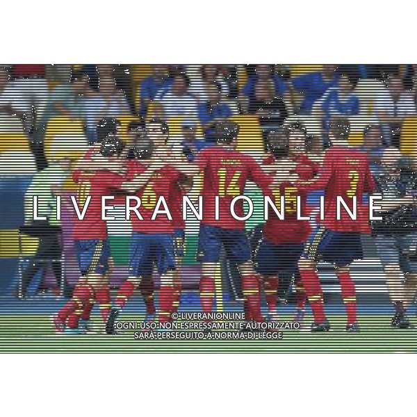 KIJOW STADION OLIMPIJSKI 01.07.2012 EURO 2012 PILKA NOZNA FINAL MISTRZOSTW EUROPY HISZPANIA WLOCHY NZ DAVID SILVA SPA RADOSC BRAMKA GOL GOAL FOT MICHAL NOWAK / NEWSPIX.PL KYIV OLYMPIC STADIUM 01.07.2012 FOOTBALL SOCCER EURO 2012 FINAL OF UEFA EUROPEAN FOOTBALL CHAMPIONSHIP SPAIN - ITALY DAVID SILVA SPA RADOSC BRAMKA GOL GOAL MICHAL NOWAK / NEWSPIX.PL --- Newspix.pl SPAGNA ITALIA FINALE EUROPEI 2012 - AG ALDO LIVERANI SAS - ITALY ONLY - *** Local Caption *** .