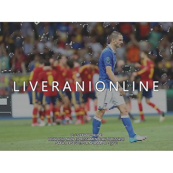 KIJOW STADION OLIMPIJSKI 01.07.2012 EURO 2012 PILKA NOZNA FINAL MISTRZOSTW EUROPY HISZPANIA WLOCHY NZ JORDI ALBA SPA GOL GOAL BRAMKA RADOSC WLOCHY SMUTEK FOT MICHAL NOWAK / NEWSPIX.PL KYIV OLYMPIC STADIUM 01.07.2012 FOOTBALL SOCCER EURO 2012 FINAL OF UEFA EUROPEAN FOOTBALL CHAMPIONSHIP SPAIN - ITALY JORDI ALBA SPA GOL GOAL BRAMKA RADOSC MICHAL NOWAK / NEWSPIX.PL --- Newspix.pl SPAGNA ITALIA FINALE EUROPEI 2012 - AG ALDO LIVERANI SAS - ITALY ONLY - *** Local Caption *** .