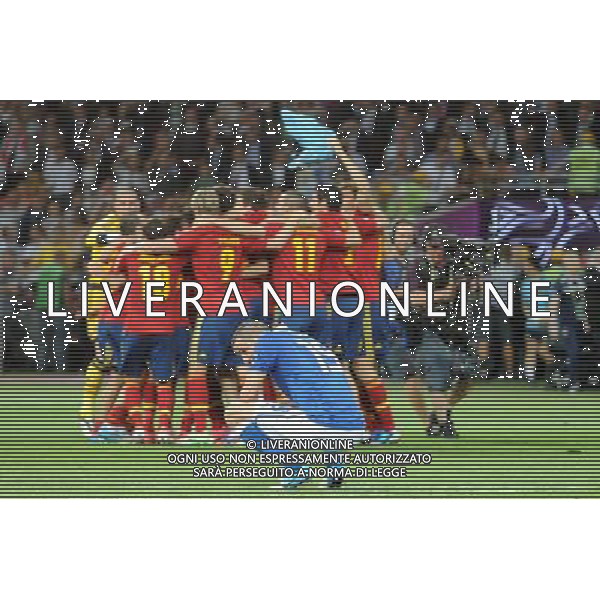 01.07.2012 KIJOW - STADION OLIMPIJSKI ( KYIV OLYMPIC STADIUM ) PILKA NOZNA ( FOOTBALL ) MISTRZOSTWA EUROPY W PILCE NOZNEJ UEFA EURO 2012 ( EUROPEAN CHAMPIONSHIPS UEFA EURO 2012 ) FINAL EURO 2012 ( FINAL EURO 2012 ) MECZ HISZPANIA - WLOCHY ( GAME SPAIN - ITALY ) NZ LEONARDO BONUCCI , SMUTEK PORAZKA FOTO MICHAL STANCZYK / CYFRASPORT/NEWSPIX.PL --- Newspix.pl SPAGNA ITALIA FINALE EUROPEI 2012 - AG ALDO LIVERANI SAS - ITALY ONLY - *** Local Caption *** .