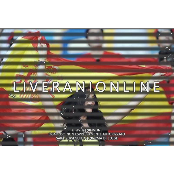 01.07.2012 KIJOW KIEV PILKA NOZNA KADRA REPREZENTACJA MISTRZOSTWA EUROPY W PILCE NOZNEJ EURO2012 POLSKA I UKRAINA FOOTBALL EUROPEAN CHAMPIONSHIPS UEFA EURO 2012 POLAND AND UKRAINE FINAL (FINAL GAME) HISZPANIA - WLOCHY (SPAIN VS. ITALY) N/Z KIBICE DOPING RADOSC FANS FOT LUKASZ LASKOWSKI / PRESSFOCUS NEWSPIXPL --- Newspix.pl SPAGNA ITALIA FINALE EUROPEI 2012 - AG ALDO LIVERANI SAS - ITALY ONLY - *** Local Caption *** .