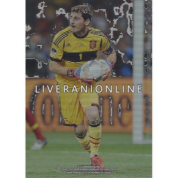 01.07.2012 KIJOW KIEV PILKA NOZNA KADRA REPREZENTACJA MISTRZOSTWA EUROPY W PILCE NOZNEJ EURO2012 POLSKA I UKRAINA FOOTBALL EUROPEAN CHAMPIONSHIPS UEFA EURO 2012 POLAND AND UKRAINE FINAL (FINAL GAME) HISZPANIA - WLOCHY (SPAIN VS. ITALY) N/Z IKER CASILLAS FOT LUKASZ LASKOWSKI / PRESSFOCUS NEWSPIXPL --- Newspix.pl SPAGNA ITALIA FINALE EUROPEI 2012 - AG ALDO LIVERANI SAS - ITALY ONLY - *** Local Caption *** .