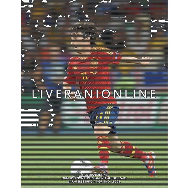 01.07.2012 KIJOW KIEV PILKA NOZNA KADRA REPREZENTACJA MISTRZOSTWA EUROPY W PILCE NOZNEJ EURO2012 POLSKA I UKRAINA FOOTBALL EUROPEAN CHAMPIONSHIPS UEFA EURO 2012 POLAND AND UKRAINE FINAL (FINAL GAME) HISZPANIA - WLOCHY (SPAIN VS. ITALY) N/Z DAVID SILVA FOT LUKASZ LASKOWSKI / PRESSFOCUS NEWSPIXPL --- Newspix.pl SPAGNA ITALIA FINALE EUROPEI 2012 - AG ALDO LIVERANI SAS - ITALY ONLY - *** Local Caption *** .