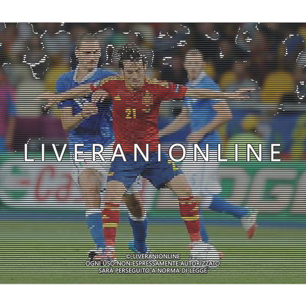 01.07.2012 KIJOW KIEV PILKA NOZNA KADRA REPREZENTACJA MISTRZOSTWA EUROPY W PILCE NOZNEJ EURO2012 POLSKA I UKRAINA FOOTBALL EUROPEAN CHAMPIONSHIPS UEFA EURO 2012 POLAND AND UKRAINE FINAL (FINAL GAME) HISZPANIA - WLOCHY (SPAIN VS. ITALY) N/Z DAVID SILVA FOT LUKASZ LASKOWSKI / PRESSFOCUS NEWSPIXPL --- Newspix.pl SPAGNA ITALIA FINALE EUROPEI 2012 - AG ALDO LIVERANI SAS - ITALY ONLY - *** Local Caption *** .