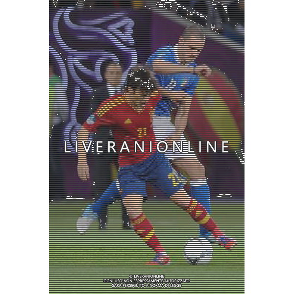 01.07.2012 KIJOW (KIEV) STADION OLYMPIJSKI (THE OLYMPIC STADIUM) PILKA NOZNA (SOCCER) MISTRZOSTWA EURO 2012 POLSKA UKRAINA (UEFA EURO 2012 POLAND UKRAINE) FINAL (FINAL) MECZ HISZPANIA - WLOCHY (SPAIN - ITALY) N/Z DAVID SILVA LEONARDO BONUCCI FOT RAFAL OLEKSIEWICZ / PRESSFOCUS NEWSPIXPL --- Newspix.pl SPAGNA ITALIA FINALE EUROPEI 2012 - AG ALDO LIVERANI SAS - ITALY ONLY - *** Local Caption *** .