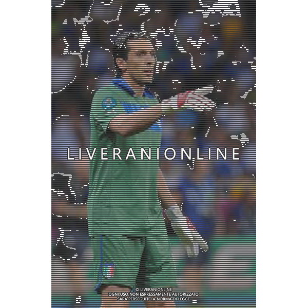 01.07.2012 KIJOW (KIEV) STADION OLYMPIJSKI (THE OLYMPIC STADIUM) PILKA NOZNA (SOCCER) MISTRZOSTWA EURO 2012 POLSKA UKRAINA (UEFA EURO 2012 POLAND UKRAINE) FINAL (FINAL) MECZ HISZPANIA - WLOCHY (SPAIN - ITALY) N/Z GIANLUIGI BUFFON PORTRET FOT RAFAL OLEKSIEWICZ / PRESSFOCUS NEWSPIXPL --- Newspix.pl SPAGNA ITALIA FINALE EUROPEI 2012 - AG ALDO LIVERANI SAS - ITALY ONLY - *** Local Caption *** .