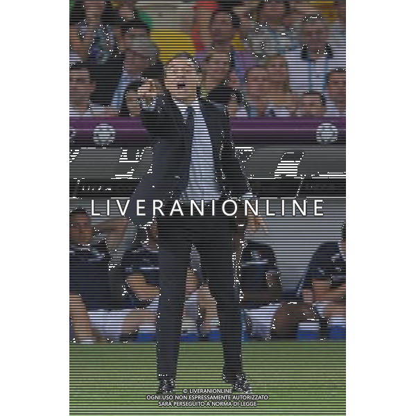 01.07.2012 KIJOW (KIEV) STADION OLYMPIJSKI (THE OLYMPIC STADIUM) PILKA NOZNA (SOCCER) MISTRZOSTWA EURO 2012 POLSKA UKRAINA (UEFA EURO 2012 POLAND UKRAINE) FINAL (FINAL) MECZ HISZPANIA - WLOCHY (SPAIN - ITALY) N/Z CESARE PRANDELLI (TRENER, HEAD COACH) FOT RAFAL OLEKSIEWICZ / PRESSFOCUS NEWSPIXPL --- Newspix.pl SPAGNA ITALIA FINALE EUROPEI 2012 - AG ALDO LIVERANI SAS - ITALY ONLY - *** Local Caption *** .