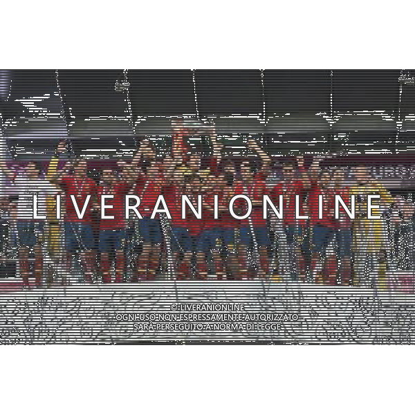 KIJOW 01.07.2012 MECZ MISTRZOSTWA EUROPY 2012 FINAL: HISZPANIA - WLOCHY 4:0 --- UEFA EURO 2012 CHAMPIONSHIP FINAL MATCH IN KIEV: SPAIN - ITALY 4:0 PILKARZE HISZPANII FOT. PIOTR KUCZA/NEWSPIX.PL --- Newspix.pl SPAGNA ITALIA FINALE EUROPEI 2012 - AG ALDO LIVERANI SAS - ITALY ONLY - *** Local Caption *** .