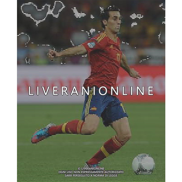 Campionati Europei UEFA 2012 Polonia/Ucraina Finale Kiev (Ucraina) - 01.07.2012 Spagna-Italia Nella Foto:Arbeloa Alvaro /Ph.Vitez-Ag. Aldo Liverani