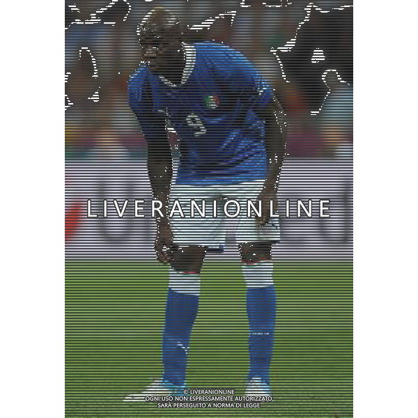 Campionati Europei UEFA 2012 Polonia/Ucraina Finale Kiev (Ucraina) - 01.07.2012 Spagna-Italia Nella Foto:Balotelli Mario /Ph.Vitez-Ag. Aldo Liverani