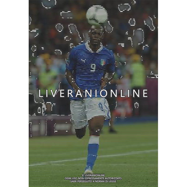 Campionati Europei UEFA 2012 Polonia/Ucraina Finale Kiev (Ucraina) - 01.07.2012 Spagna-Italia Nella Foto:Balotelli Mario /Ph.Vitez-Ag. Aldo Liverani