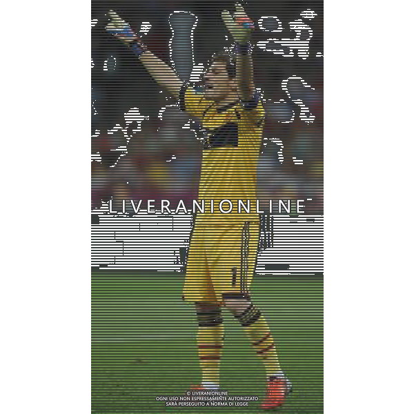 Campionati Europei UEFA 2012 Polonia/Ucraina Finale Kiev (Ucraina) - 01.07.2012 Spagna-Italia Nella Foto:Casillas Iker /Ph.Vitez-Ag. Aldo Liverani