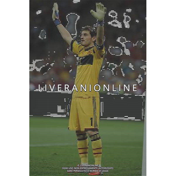 Campionati Europei UEFA 2012 Polonia/Ucraina Finale Kiev (Ucraina) - 01.07.2012 Spagna-Italia Nella Foto:Casillas Iker /Ph.Vitez-Ag. Aldo Liverani