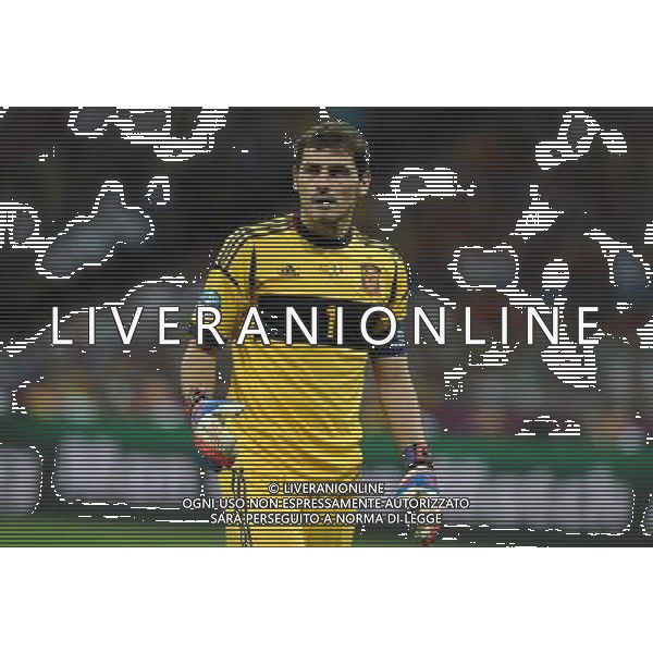 Campionati Europei UEFA 2012 Polonia/Ucraina Finale Kiev (Ucraina) - 01.07.2012 Spagna-Italia Nella Foto:Casillas Iker /Ph.Vitez-Ag. Aldo Liverani