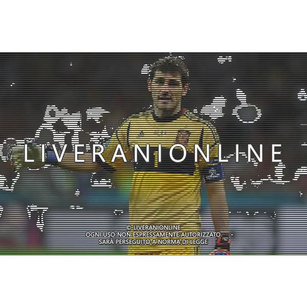 Campionati Europei UEFA 2012 Polonia/Ucraina Finale Kiev (Ucraina) - 01.07.2012 Spagna-Italia Nella Foto:Casillas Iker /Ph.Vitez-Ag. Aldo Liverani