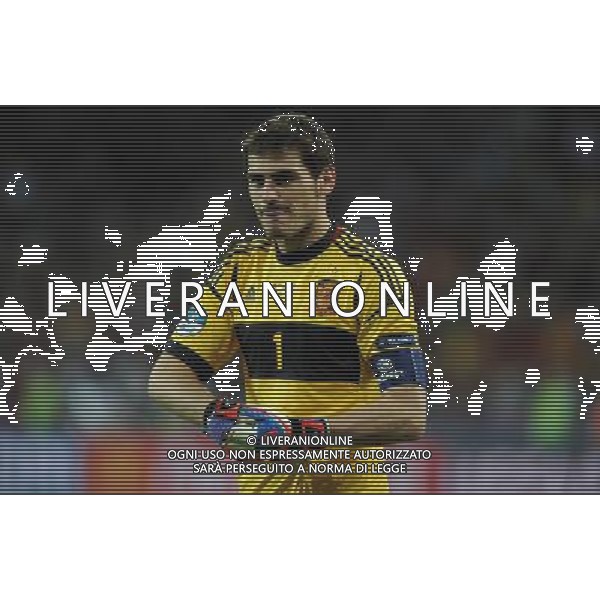 Campionati Europei UEFA 2012 Polonia/Ucraina Finale Kiev (Ucraina) - 01.07.2012 Spagna-Italia Nella Foto:Casillas Iker /Ph.Vitez-Ag. Aldo Liverani