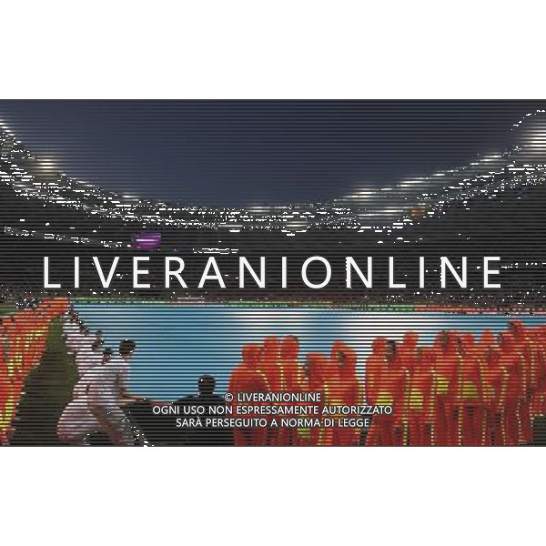 Campionati Europei UEFA 2012 Polonia/Ucraina Finale Kiev (Ucraina) - 01.07.2012 Spagna-Italia Nella Foto:Coreografia /Ph.Vitez-Ag. Aldo Liverani