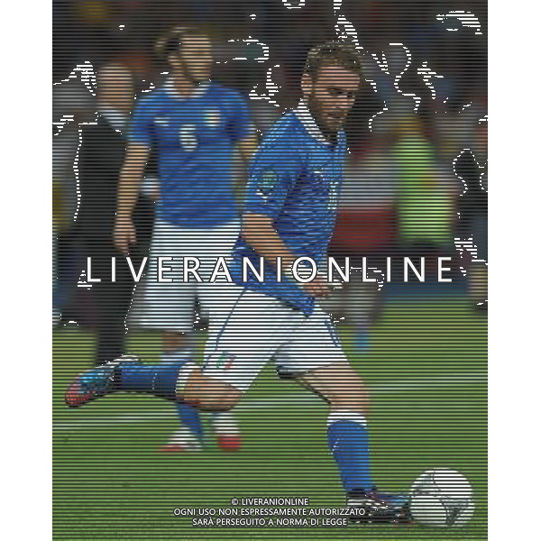 Campionati Europei UEFA 2012 Polonia/Ucraina Finale Kiev (Ucraina) - 01.07.2012 Spagna-Italia Nella Foto:De Rossi Daniele /Ph.Vitez-Ag. Aldo Liverani