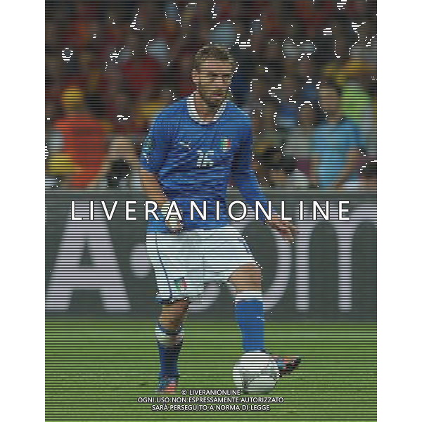 Campionati Europei UEFA 2012 Polonia/Ucraina Finale Kiev (Ucraina) - 01.07.2012 Spagna-Italia Nella Foto:De Rossi Daniele /Ph.Vitez-Ag. Aldo Liverani