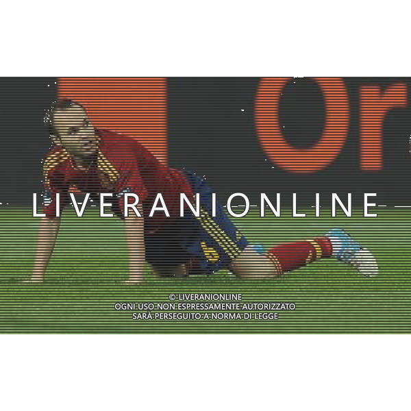 Campionati Europei UEFA 2012 Polonia/Ucraina Finale Kiev (Ucraina) - 01.07.2012 Spagna-Italia Nella Foto:Iniesta Andres /Ph.Vitez-Ag. Aldo Liverani