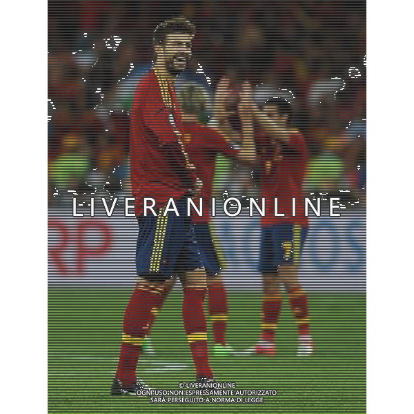 Campionati Europei UEFA 2012 Polonia/Ucraina Finale Kiev (Ucraina) - 01.07.2012 Spagna-Italia Nella Foto:PiquÃ¨ Gerard /Ph.Vitez-Ag. Aldo Liverani