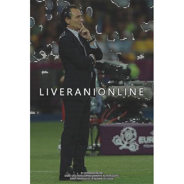 Campionati Europei UEFA 2012 Polonia/Ucraina Finale Kiev (Ucraina) - 01.07.2012 Spagna-Italia Nella Foto:Prandelli Cesare /Ph.Vitez-Ag. Aldo Liverani