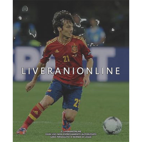 Campionati Europei UEFA 2012 Polonia/Ucraina Finale Kiev (Ucraina) - 01.07.2012 Spagna-Italia Nella Foto:Silva David /Ph.Vitez-Ag. Aldo Liverani