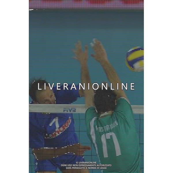 ROMA 17/7/2004 VOLLEY WORLD LIGUE ITALIA-BULGARIA NELLA FOTO ANDREA SARTORETTI FOTO CAVALLO/AG ALDO LIVERANI