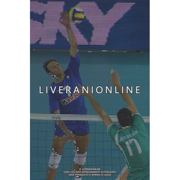 ROMA 17/7/2004 VOLLEY WORLD LIGUE ITALIA-BULGARIA NELLA FOTO ANDREA SARTORETTI FOTO CAVALLO/AG ALDO LIVERANI