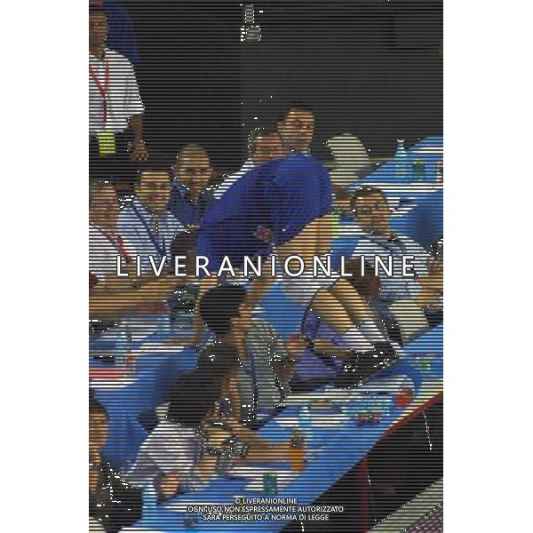 ROMA 17/7/2004 VOLLEY WORLD LIGUE ITALIA-BULGARIA NELLA FOTO FOTO CURIOSA FOTO CAVALLO/AG ALDO LIVERANI