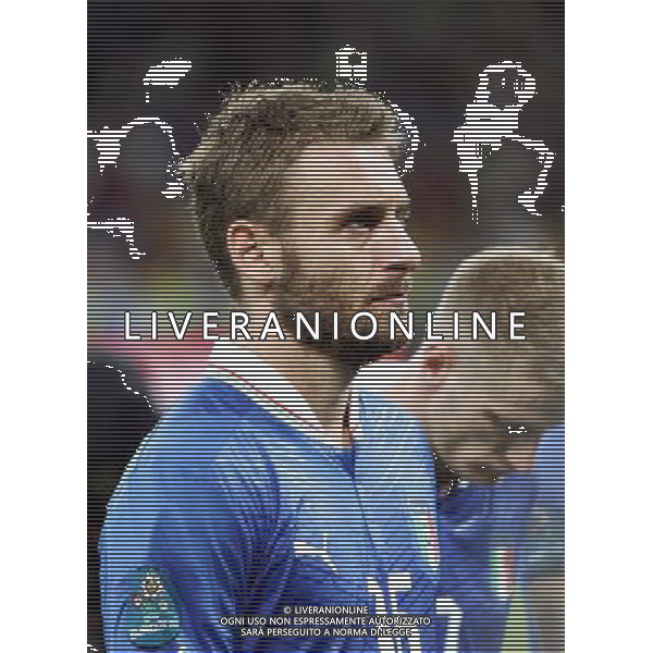 KIJOW STADION OLIMPIJSKI 01.07.2012 EURO 2012 PILKA NOZNA FINAL MISTRZOSTW EUROPY HISZPANIA WLOCHY NZ DANIELE DE ROSSI ITA SMUTEK WLOCHY LZY FOT MICHAL NOWAK / NEWSPIX.PL KYIV OLYMPIC STADIUM 01.07.2012 FOOTBALL SOCCER EURO 2012 FINAL OF UEFA EUROPEAN FOOTBALL CHAMPIONSHIP SPAIN - ITALY DANIELE DE ROSSI ITA IS CRYING AFTER LOSING TO SPAIN MICHAL NOWAK / NEWSPIX.PL --- Newspix.pl /EUROPEO 2012 ITALIA SPAGNA FINALE - AG ALDO LIVERANI SAS - ITALY ONLY - *** Local Caption *** www.newspix.pl mail us: info@newspix.pl call us: 0048 022 23 22 222 --- Polish Picture Agency by Ringier Axel Springer Poland .