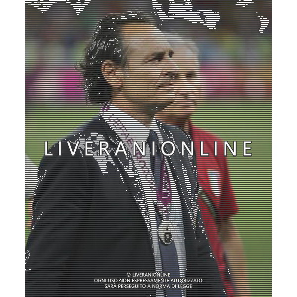 KIJOW STADION OLIMPIJSKI 01.07.2012 EURO 2012 PILKA NOZNA FINAL MISTRZOSTW EUROPY HISZPANIA WLOCHY NZ SELEKCJONER WLOCHY CESARE PRANDELLI SMUTEK WLOCHY FOT MICHAL NOWAK / NEWSPIX.PL KYIV OLYMPIC STADIUM 01.07.2012 FOOTBALL SOCCER EURO 2012 FINAL OF UEFA EUROPEAN FOOTBALL CHAMPIONSHIP SPAIN - ITALY COACH OF ITALY CESARE PRANDELLI MICHAL NOWAK / NEWSPIX.PL --- Newspix.pl /EUROPEO 2012 ITALIA SPAGNA FINALE - AG ALDO LIVERANI SAS - ITALY ONLY - *** Local Caption *** www.newspix.pl mail us: info@newspix.pl call us: 0048 022 23 22 222 --- Polish Picture Agency by Ringier Axel Springer Poland .