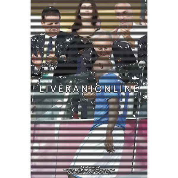 KIJOW STADION OLIMPIJSKI 01.07.2012 EURO 2012 PILKA NOZNA FINAL MISTRZOSTW EUROPY HISZPANIA WLOCHY NZ MARIO BALOTELLI ITA FOT MICHAL NOWAK / NEWSPIX.PL KYIV OLYMPIC STADIUM 01.07.2012 FOOTBALL SOCCER EURO 2012 FINAL OF UEFA EUROPEAN FOOTBALL CHAMPIONSHIP SPAIN - ITALY MARIO BALOTELLI ITA MICHAL NOWAK / NEWSPIX.PL --- Newspix.pl /EUROPEO 2012 ITALIA SPAGNA FINALE - AG ALDO LIVERANI SAS - ITALY ONLY - *** Local Caption *** www.newspix.pl mail us: info@newspix.pl call us: 0048 022 23 22 222 --- Polish Picture Agency by Ringier Axel Springer Poland .