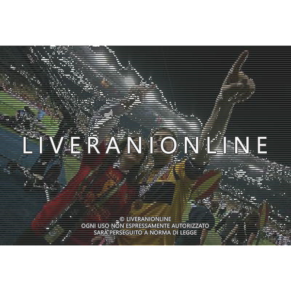 KIJOW STADION OLIMPIJSKI 01.07.2012 EURO 2012 PILKA NOZNA FINAL MISTRZOSTW EUROPY HISZPANIA WLOCHY NZ HISZPANIA RADOSC ZWYCIESTWO MISTRZOSTWO MISTRZ EUROPY FETA IKER CASILLAS SPA FOT MICHAL NOWAK / NEWSPIX.PL KYIV OLYMPIC STADIUM 01.07.2012 FOOTBALL SOCCER EURO 2012 FINAL OF UEFA EUROPEAN FOOTBALL CHAMPIONSHIP SPAIN - ITALY SPANISH PLAYERS ARE CELEBRATING AS THEY WON OVER ITALY. SPAIN BECAME EUROPEAN CHAMPIONS MICHAL NOWAK / NEWSPIX.PL --- Newspix.pl /EUROPEO 2012 ITALIA SPAGNA FINALE - AG ALDO LIVERANI SAS - ITALY ONLY - *** Local Caption *** www.newspix.pl mail us: info@newspix.pl call us: 0048 022 23 22 222 --- Polish Picture Agency by Ringier Axel Springer Poland .