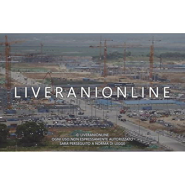 (120703) -- SEOUL, July 3, 2012 () -- Photo taken on July 3, 2012 shows a general view of Sejong City under construction, 120 kms south of Seoul, South Korea. South Korea on Monday officially launched a new administrative city, a source of partisan acrimony for the past decade. Sejong City will eventually house 36 government ministries and agencies by 2014. Its current population of 120,000 is projected to jump to 500,000 by 2030. (/Yao Qilin) ©photoshot/AGENZIA ALDO LIVERANI SAS - ITALY ONLY - Progetto di urbanizzazione della citta\' di Sejong, 120 km a sud di Seoul, Corea del Sud, 3 luglio 2012 che diventera\' una cittˆ amministrativa, con 36 ministeri e agenzie governative entro il 2014. La sua popolazione attuale di 120.000 abitanti salira\' a 500.000 entro il 2030.