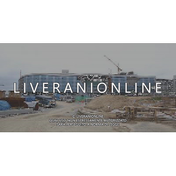 (120703) -- SEOUL, July 3, 2012 () -- Photo taken on July 3, 2012 shows the government buildings under construction in Sejong City, 120 kms south of Seoul, South Korea. South Korea on Monday officially launched a new administrative city, a source of partisan acrimony for the past decade. Sejong City will eventually house 36 government ministries and agencies by 2014. Its current population of 120,000 is projected to jump to 500,000 by 2030. (/Yao Qilin) ©photoshot/AGENZIA ALDO LIVERANI SAS - ITALY ONLY - Progetto di urbanizzazione della citta\' di Sejong, 120 km a sud di Seoul, Corea del Sud, 3 luglio 2012 che diventera\' una cittˆ amministrativa, con 36 ministeri e agenzie governative entro il 2014. La sua popolazione attuale di 120.000 abitanti salira\' a 500.000 entro il 2030.